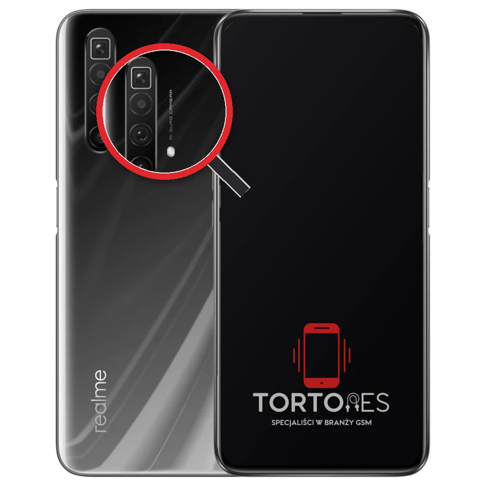 Realme X3 SuperZoom z lupą na tylnych aparatach - wymiana tylnej kamery