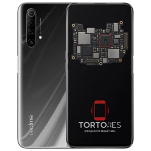 Realme X50 5G z ilustracją płyty głównej - naprawa płyty głównej