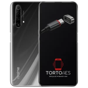Realme X50 5G z ilustracją złącza ładowania - naprawa złącza ładowania