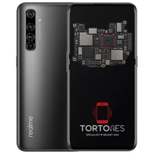 Realme X50 Pro 5G z ilustracją płyty głównej - naprawa płyty głównej
