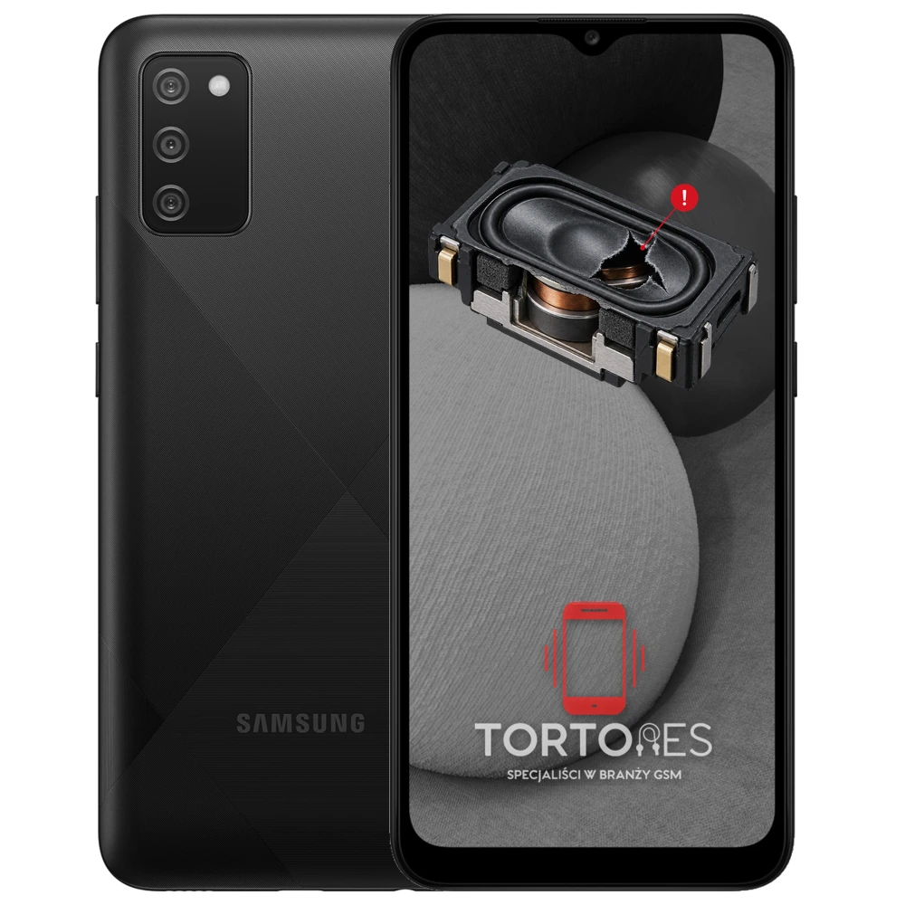 Samsung Galaxy A02s - wymiana głośnika multimedialnego