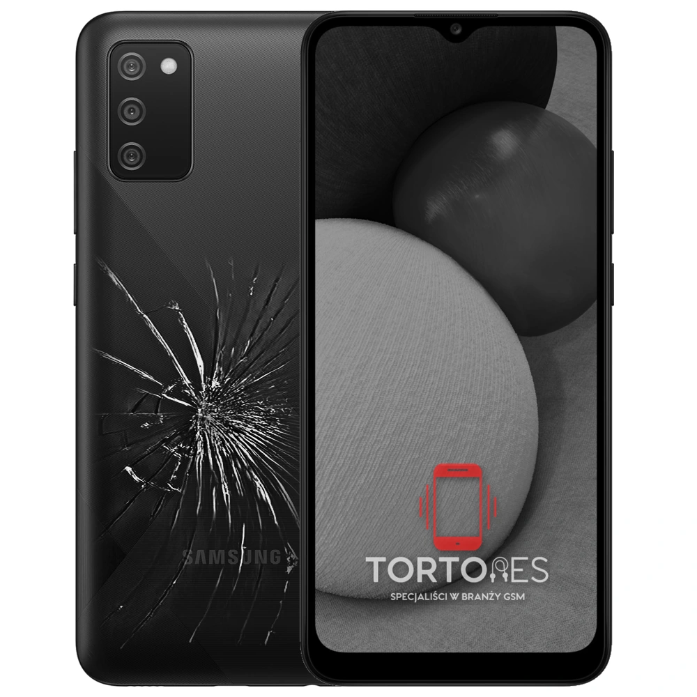 Samsung Galaxy A02s - zbita tylna klapka - wymiana