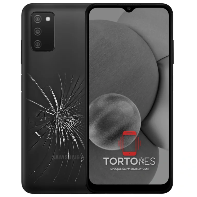 Samsung Galaxy A03s - zbita tylna klapka - wymiana