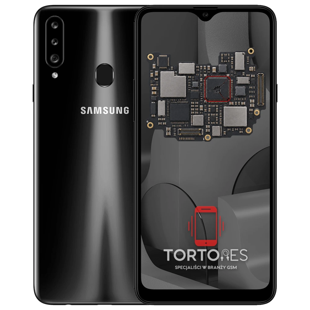 Samsung Galaxy A20s - naprawa płyty głównej