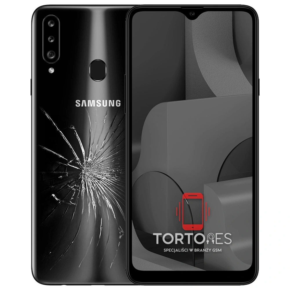 Samsung Galaxy A20s - zbita tylna klapka - wymiana