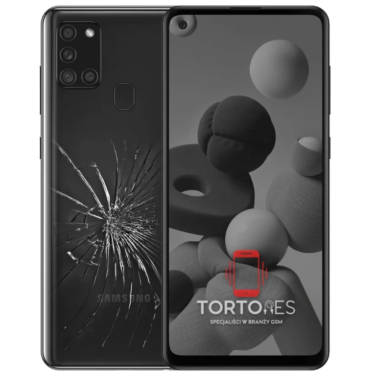 Samsung Galaxy A21s - zbita tylna klapka - wymiana