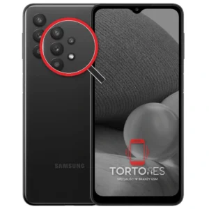 Samsung Galaxy A32 5G z lupą na tylnych aparatach - wymiana tylnej kamery