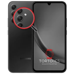 Samsung Galaxy A34 5G z lupą na tylnych aparatach - wymiana tylnej kamery