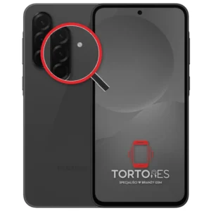 Samsung Galaxy A36 5G z lupą na tylnych aparatach - wymiana tylnej kamery