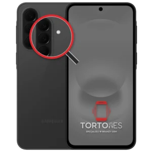 Samsung Galaxy A37 5G z lupą na tylnych aparatach - wymiana tylnej kamery