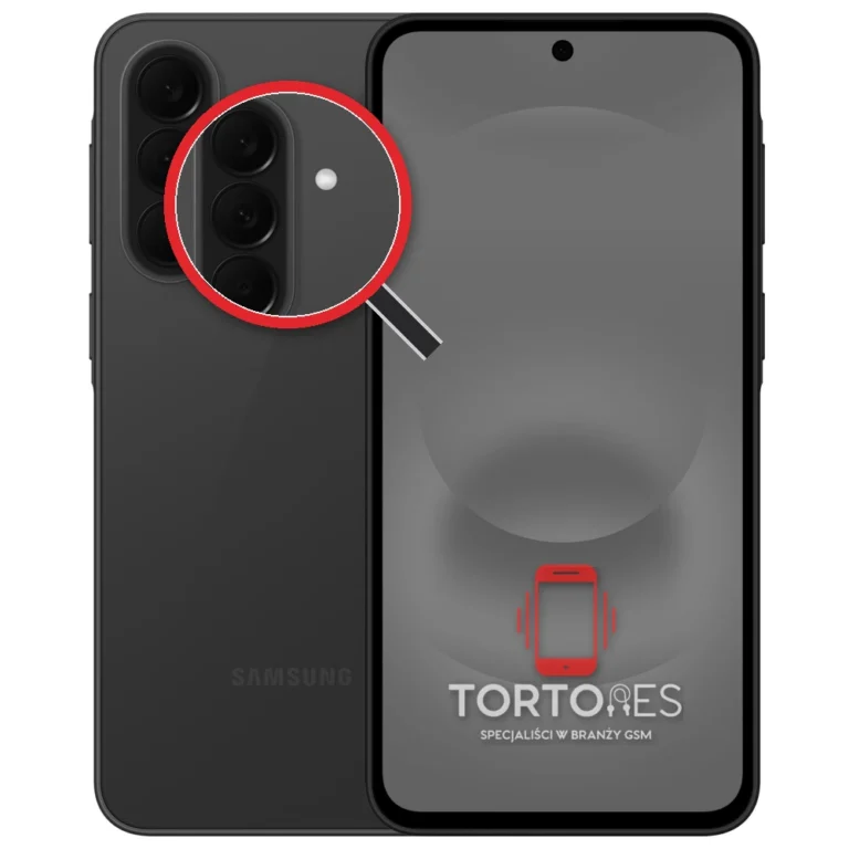 Samsung Galaxy A37 5G z lupą na tylnych aparatach - wymiana tylnej kamery