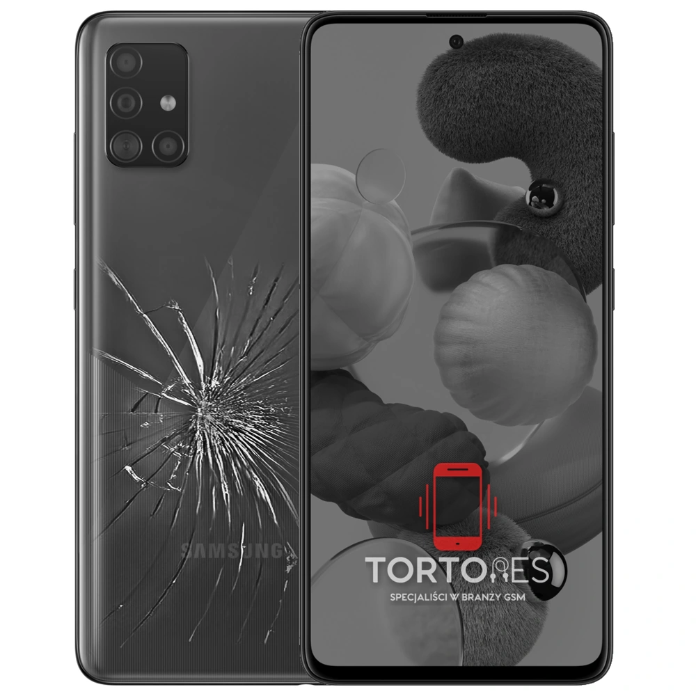 Samsung Galaxy A51 LTE - zbita tylna klapka - wymiana