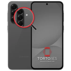 Samsung Galaxy A56 5G z lupą na tylnych aparatach - wymiana tylnej kamery