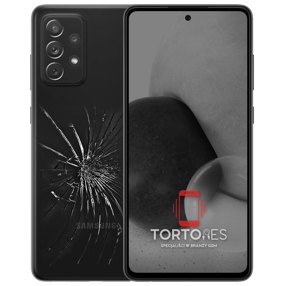 Samsung Galaxy A72 - zbita tylna klapka - wymiana