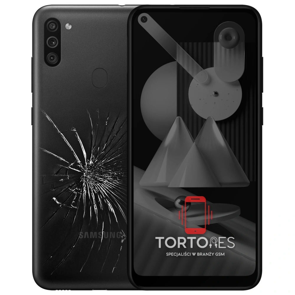 Samsung Galaxy M11 - zbita tylna klapka - wymiana