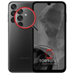 Samsung Galaxy M15 5G z lupą na tylnych aparatach - wymiana tylnej kamery