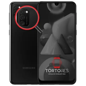 Samsung Galaxy M21 z lupą na tylnych aparatach - wymiana tylnej kamery