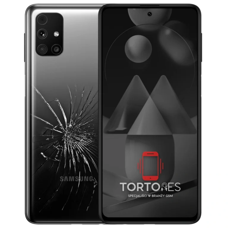 Samsung Galaxy M31s - zbita tylna klapka - wymiana