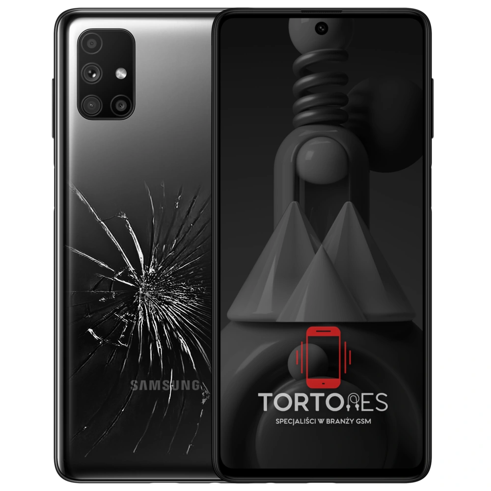 Samsung Galaxy M51 - zbita tylna klapka - wymiana