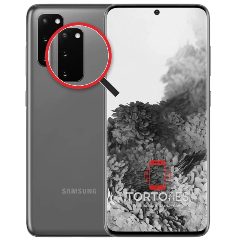 Samsung Galaxy S20 5G z lupą na tylnych aparatach - wymiana tylnej kamery