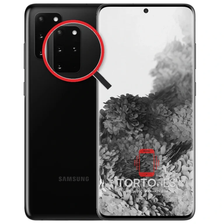 Samsung Galaxy S20+ 5G z lupą na tylnych aparatach - wymiana tylnej kamery