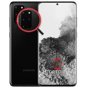 Samsung Galaxy S20+ LTE z lupą na tylnych aparatach - wymiana tylnej kamery