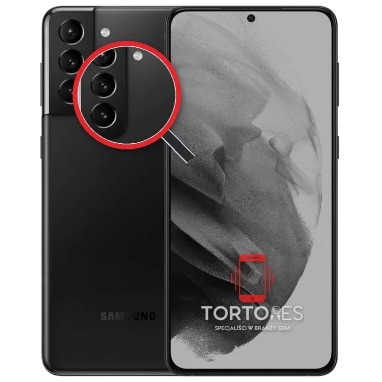 Samsung Galaxy S21+ 5G z lupą na tylnych aparatach - wymiana tylnej kamery