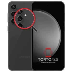 Samsung Galaxy S23 FE z lupą na tylnych aparatach - wymiana tylnej kamery