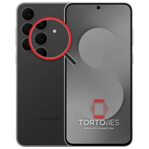 Samsung Galaxy S25 FE z lupą na tylnych aparatach - wymiana tylnej kamery