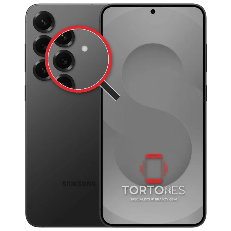 Samsung Galaxy S25+ z lupą na tylnych aparatach - wymiana tylnej kamery
