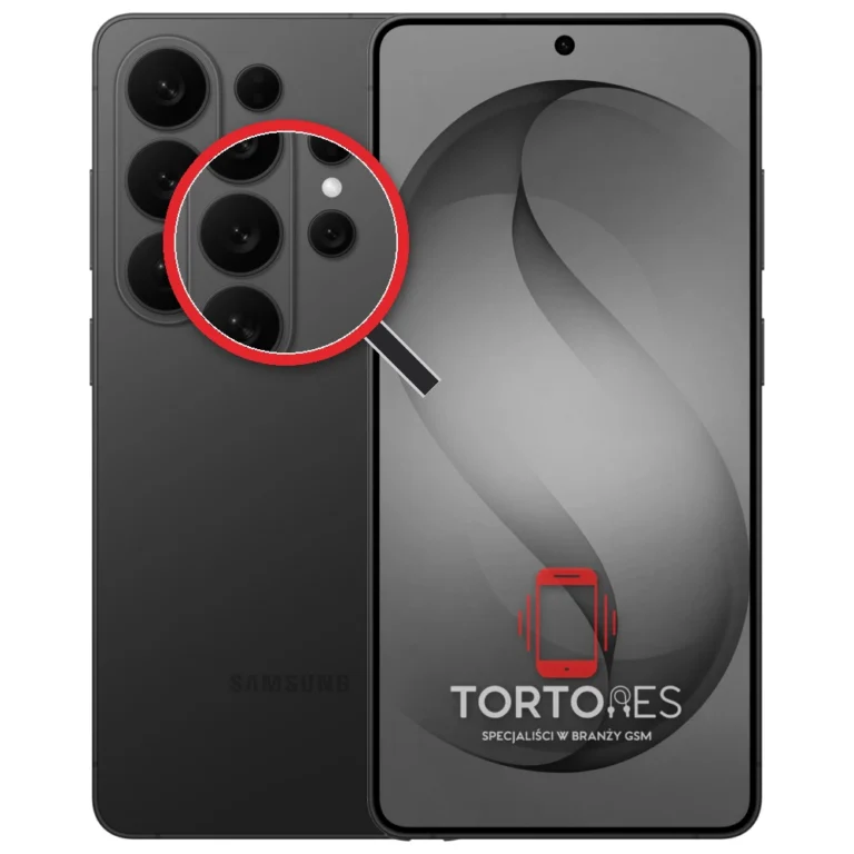 Samsung Galaxy S26 Ultra z lupą na tylnych aparatach - wymiana tylnej kamery