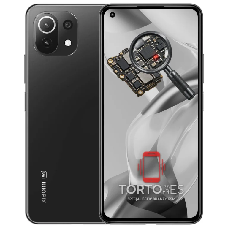 Xiaomi 11 Lite 5G NE z symbolem diagnostyki - diagnoza telefonu