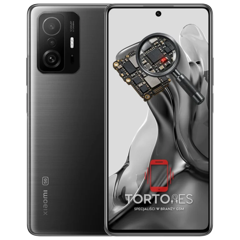Xiaomi 11T Pro z symbolem diagnostyki - diagnoza telefonu