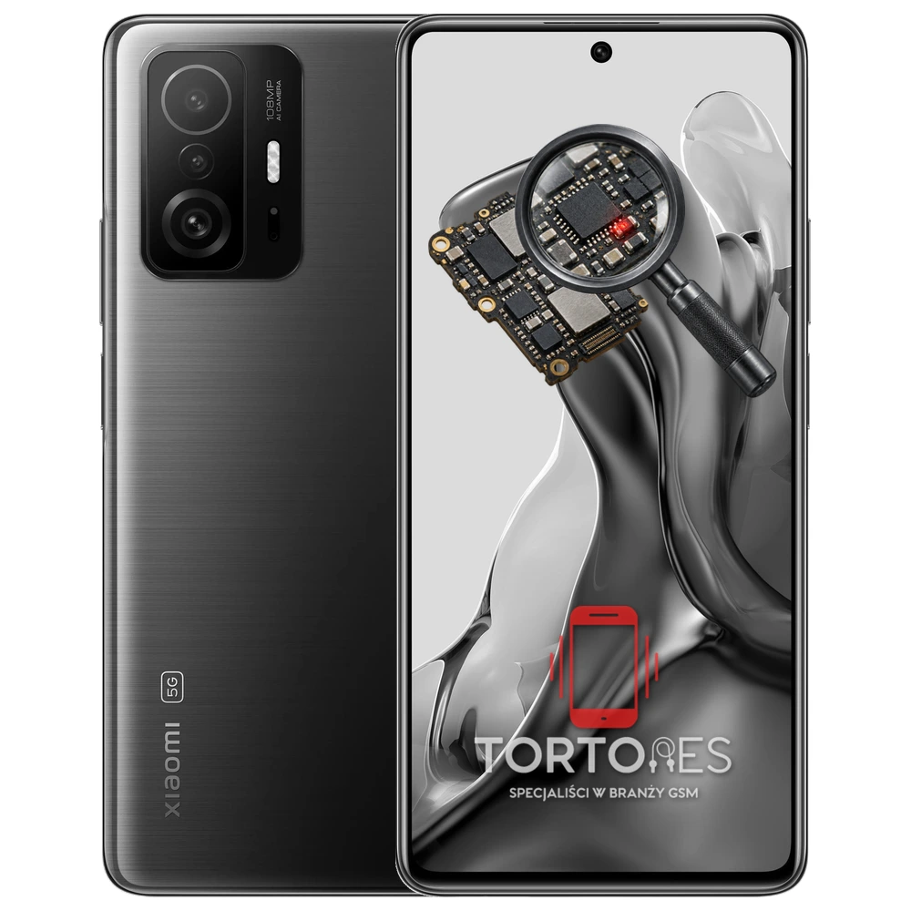 Xiaomi 11T Pro z symbolem diagnostyki - diagnoza telefonu