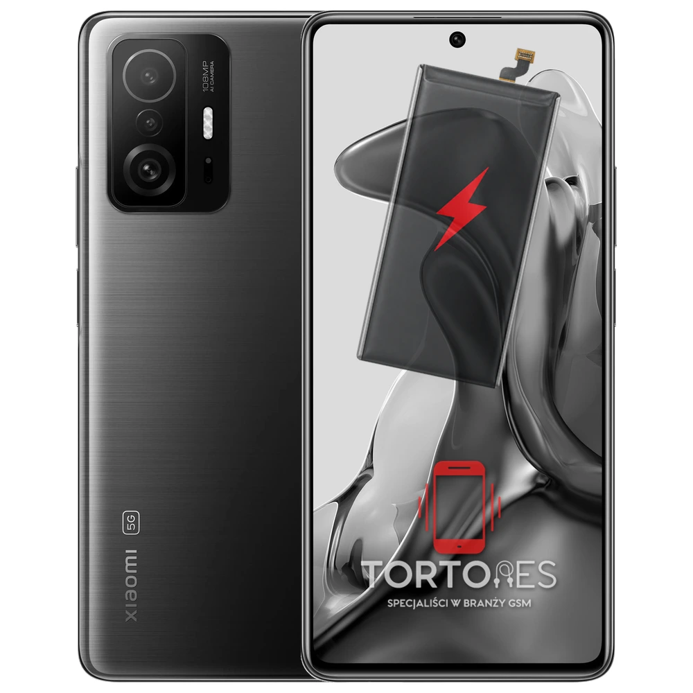 Xiaomi 11T Pro z ilustracją baterii - wymiana baterii