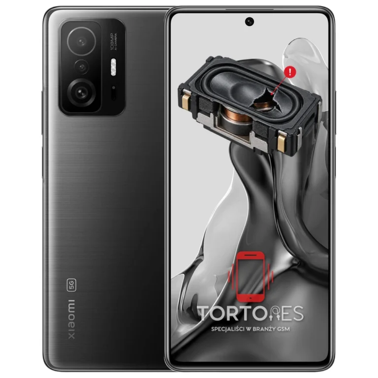Xiaomi 11T Pro z symbolem głośnika multimedialnego - wymiana głośnika multimedialnego