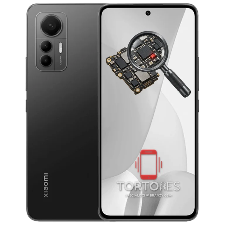 Xiaomi 12 Lite z symbolem diagnostyki - diagnoza telefonu
