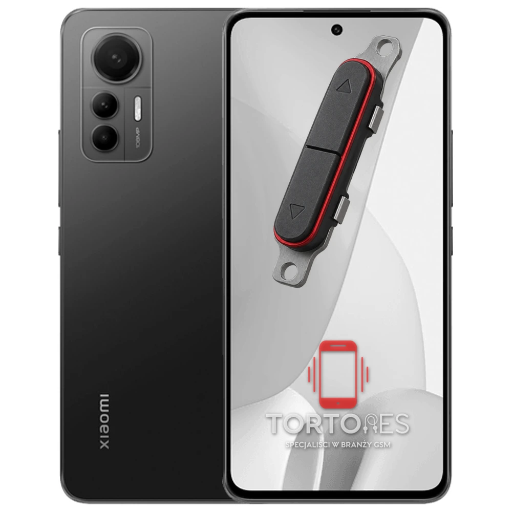 Xiaomi 12 Lite z symbolem przycisków - naprawa przycisków włączania i głośności