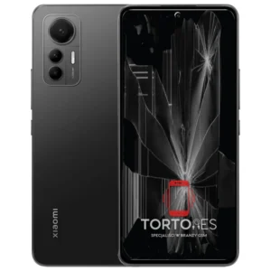 Xiaomi 12 Lite z ilustracją pękniętego wyświetlacza - wymiana zbitego wyświetlacza