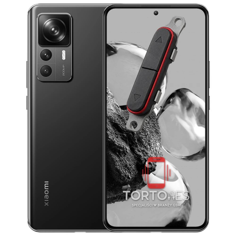 Xiaomi 12T Pro z symbolem przycisków - naprawa przycisków włączania i głośności