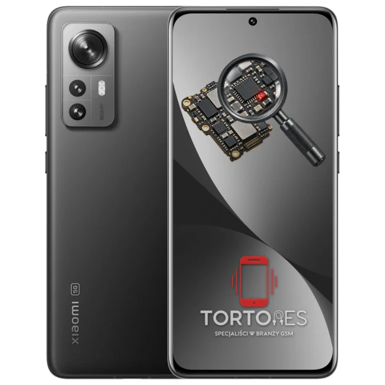 Xiaomi 12X z symbolem diagnostyki - diagnoza telefonu