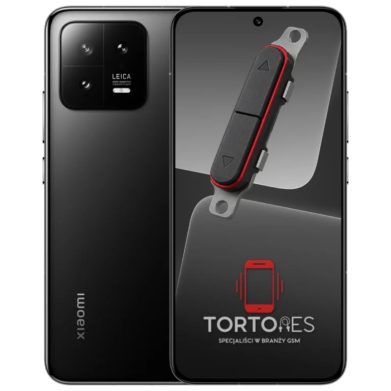 Xiaomi 13 z symbolem przycisków - naprawa przycisków włączania i głośności