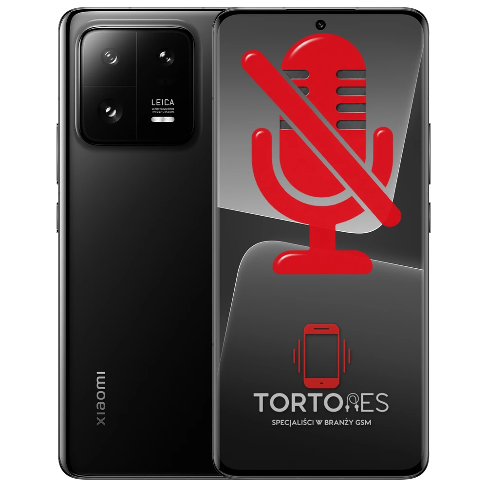 Xiaomi 13 Pro z symbolem mikrofonu - naprawa mikrofonu