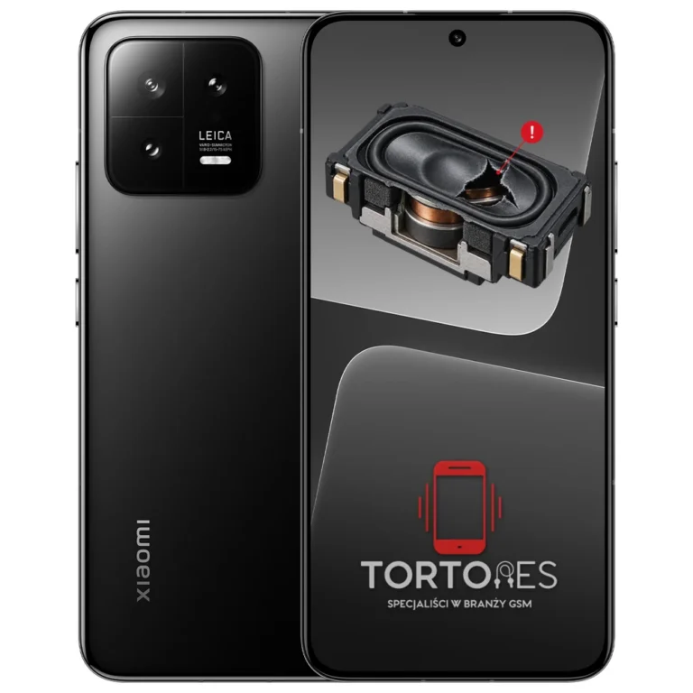 Xiaomi 13 z symbolem głośnika multimedialnego - wymiana głośnika multimedialnego