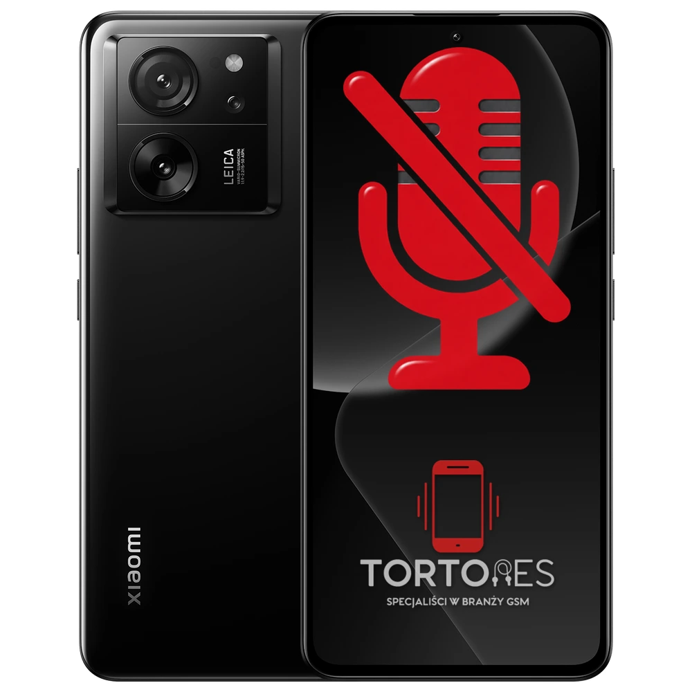 Xiaomi 13T z symbolem mikrofonu - naprawa mikrofonu