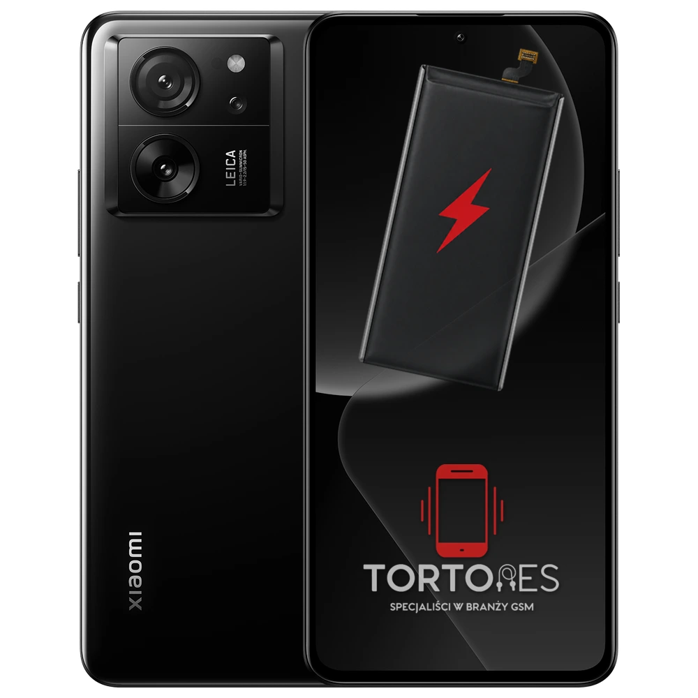Xiaomi 13T Pro z ilustracją baterii - wymiana baterii