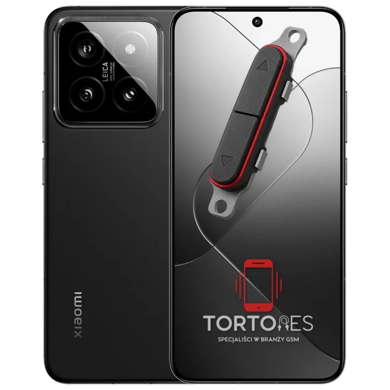 Xiaomi 14 z symbolem przycisków - naprawa przycisków włączania i głośności