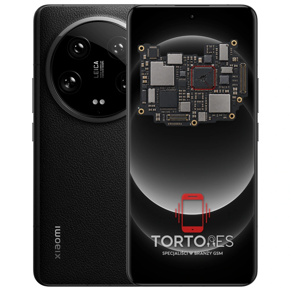 Xiaomi 14 Ultra z ilustracją płyty głównej - naprawa płyty głównej