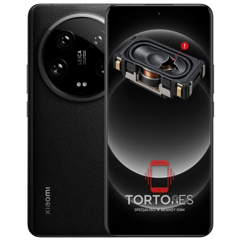 Xiaomi 14 Ultra z symbolem głośnika multimedialnego - wymiana głośnika multimedialnego