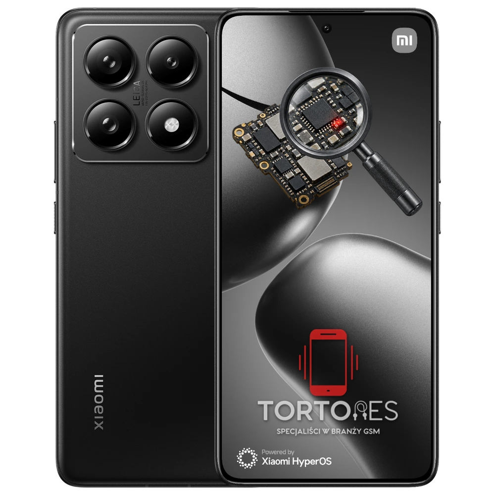 Xiaomi 14T Pro z symbolem diagnostyki - diagnoza telefonu